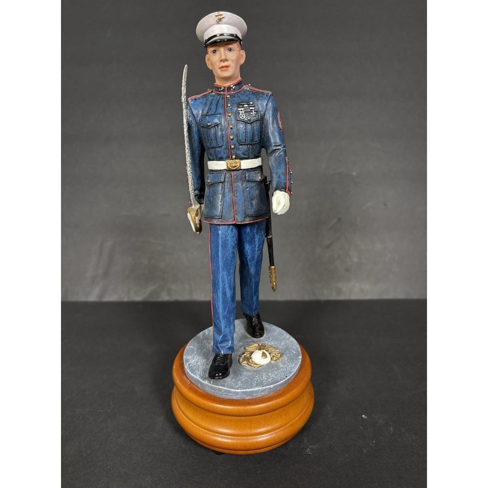 1999 Vanmark American Heroes The Few US Marine Music Box Marines Hymn